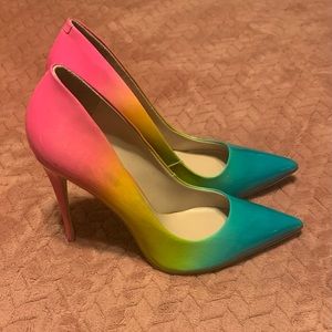 Rainbow Steve Madden Pumps